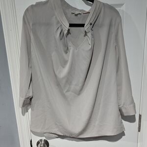 The Limited Scandal Collection Soft Grey Blouse